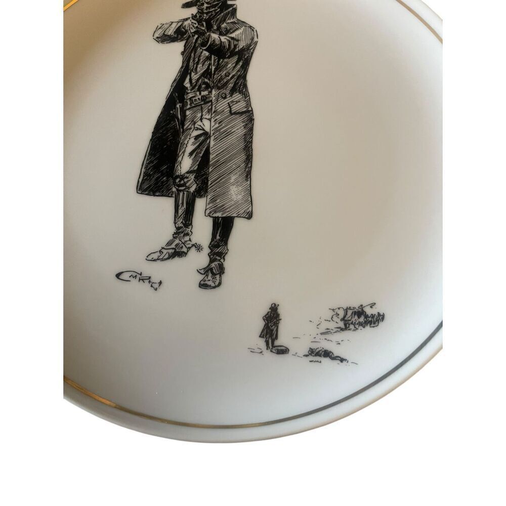 Limited Series Plate “The Stage Robber” Montana’s Wild West Frontier - Picture 7 of 12